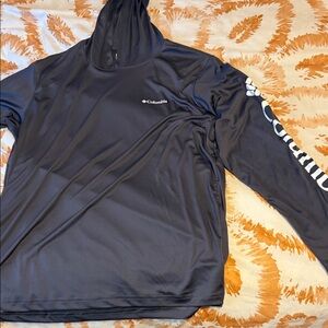 Columbia Charcoal Hoodie with Logo